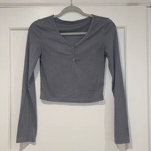 Dazy Longsleeve tee medium gray